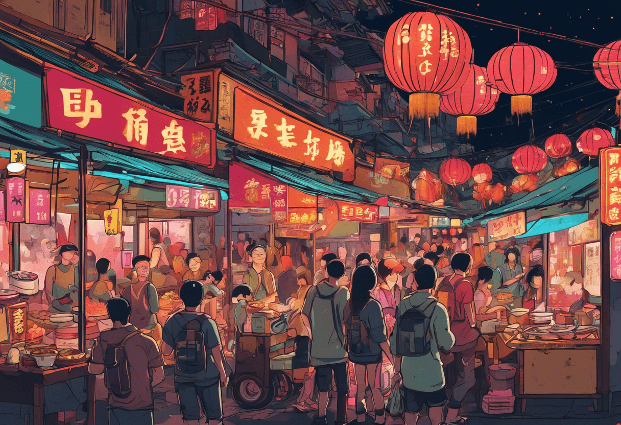 Le Marché de la Nuit de Tainan : Un Délice Culinaire et des Souvenirs Inoubliables