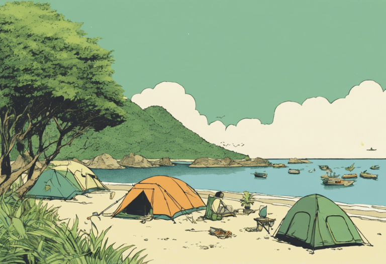 Campings et hébergements en plein air à Taiwan : Campings dans les îles périphériques de Taiwan