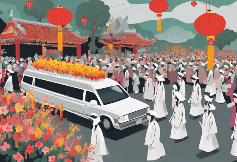 Rituels et Cérémonies à Taiwan : Les Traditions Funéraires et de Deuil